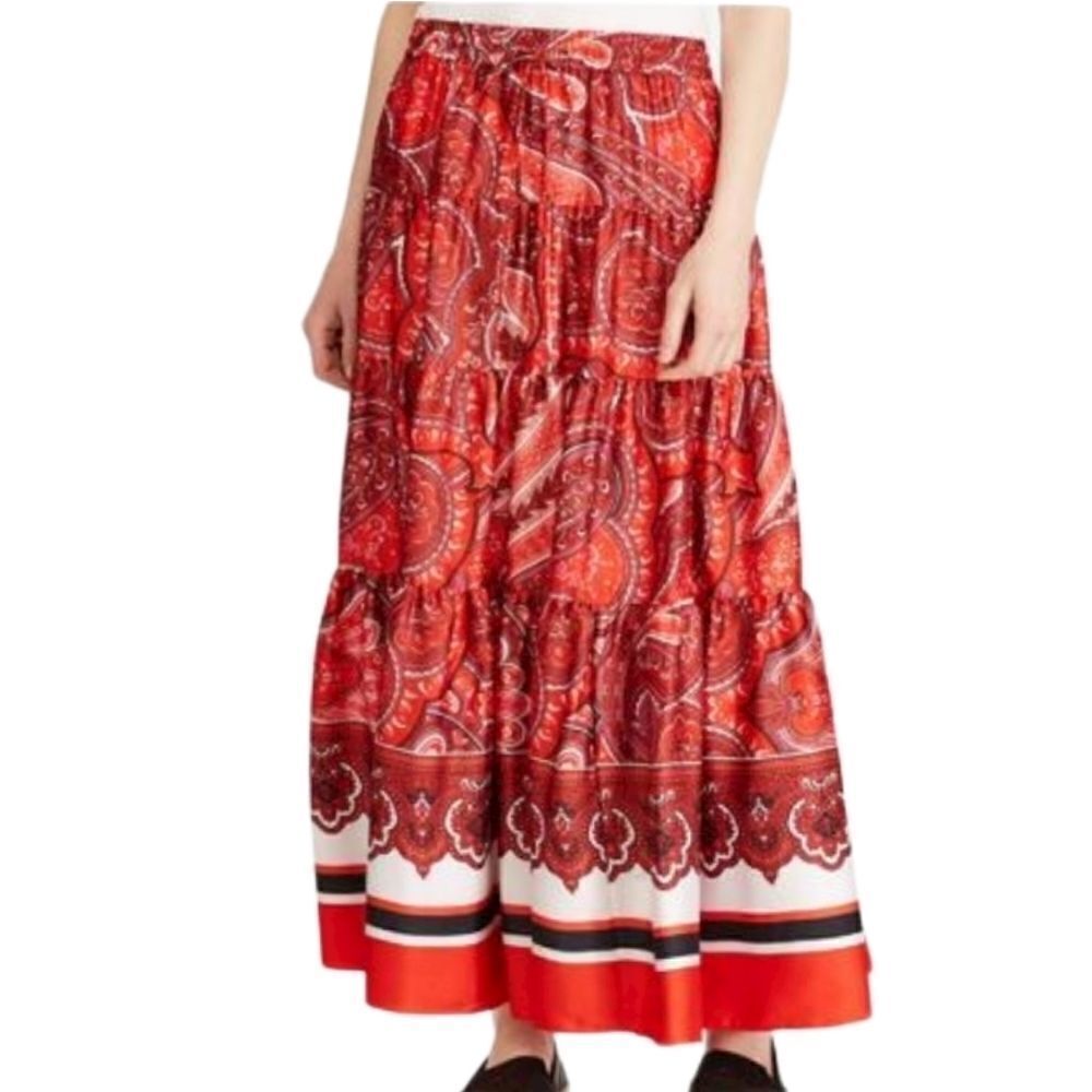 Lauren Ralph Lauren Oretha Paisley print Skirt - Picture 3 of 10